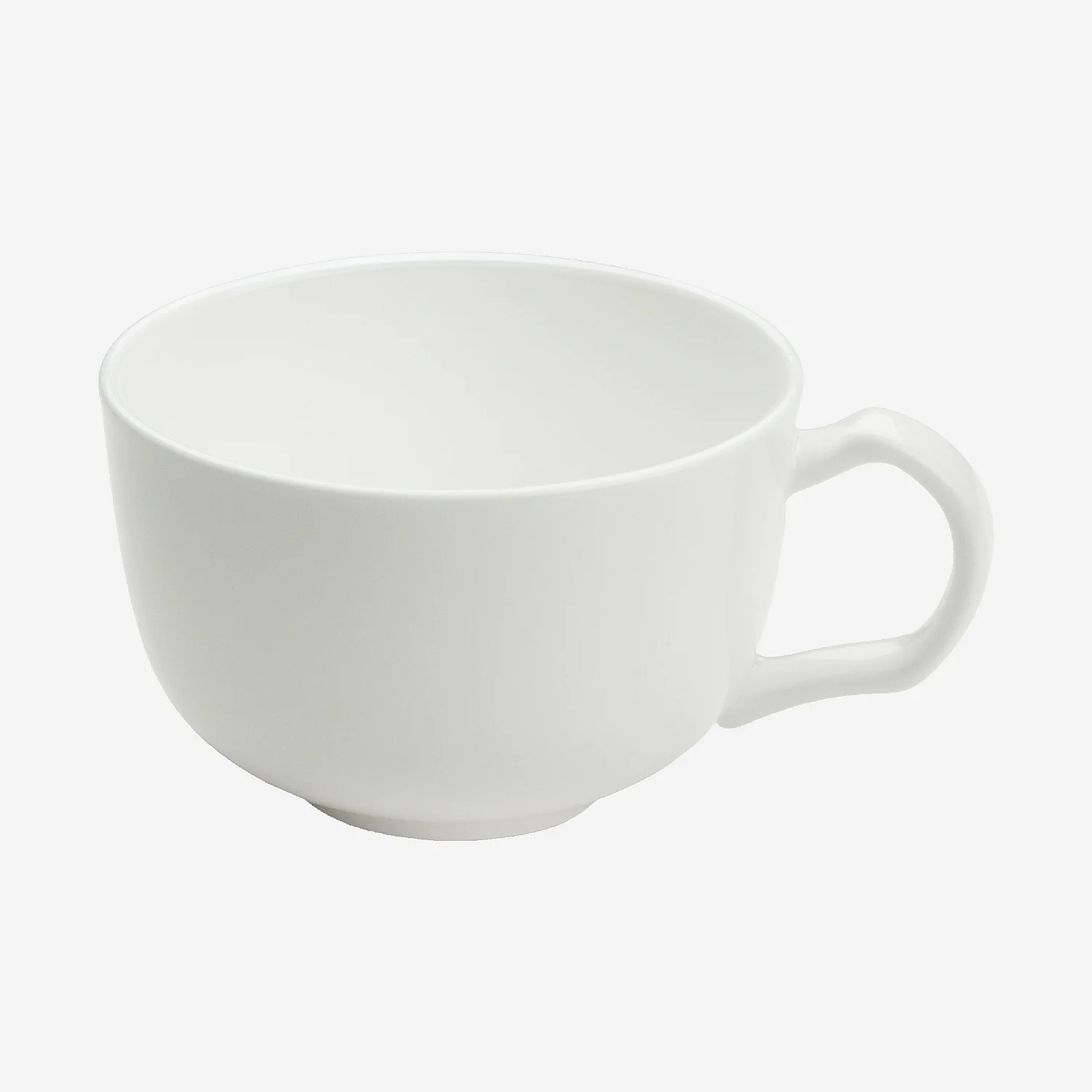 Lot de 6 tasses à espresso avec soucoupes en porcelaine - 9,5 cl - Blanc - 6