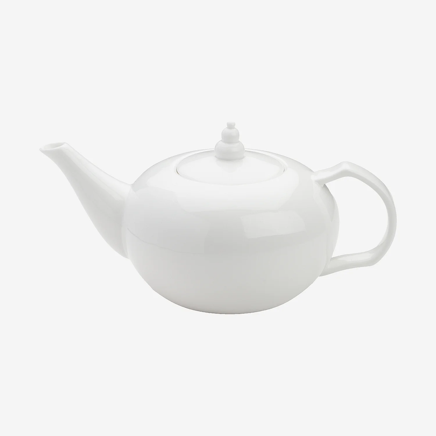 Théière en porcelaine - 1,5 L - Blanc - 2