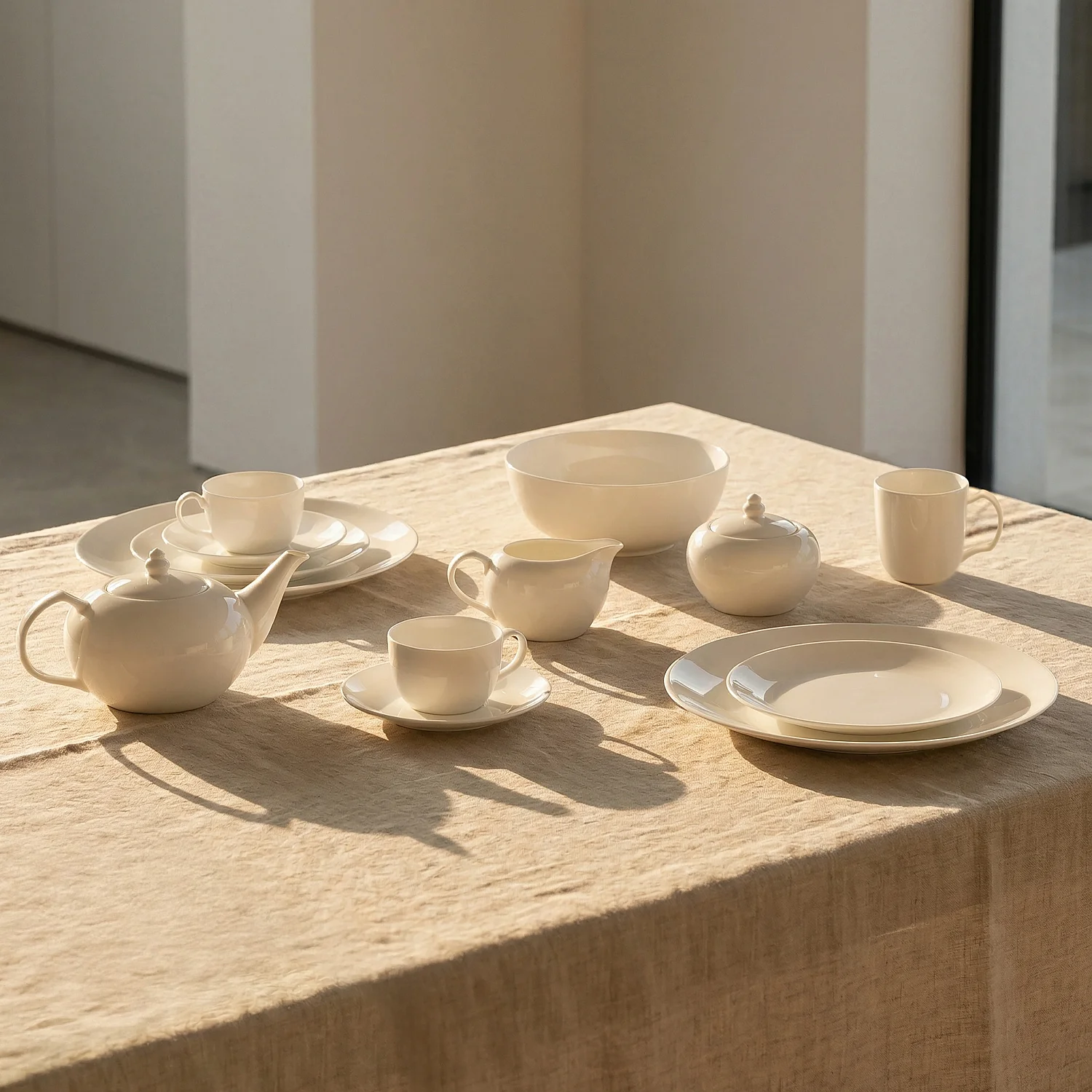 Sucrier en porcelaine - 28 cl - Blanc - 1