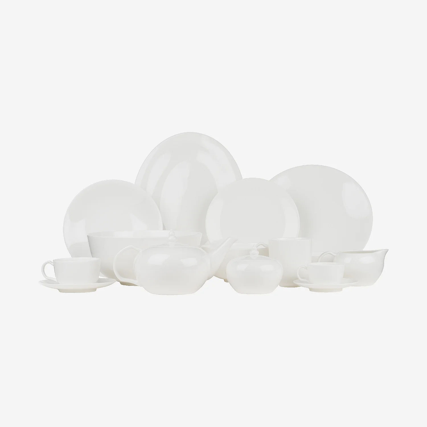 Crémier en porcelaine - 28 cl - Blanc - 6