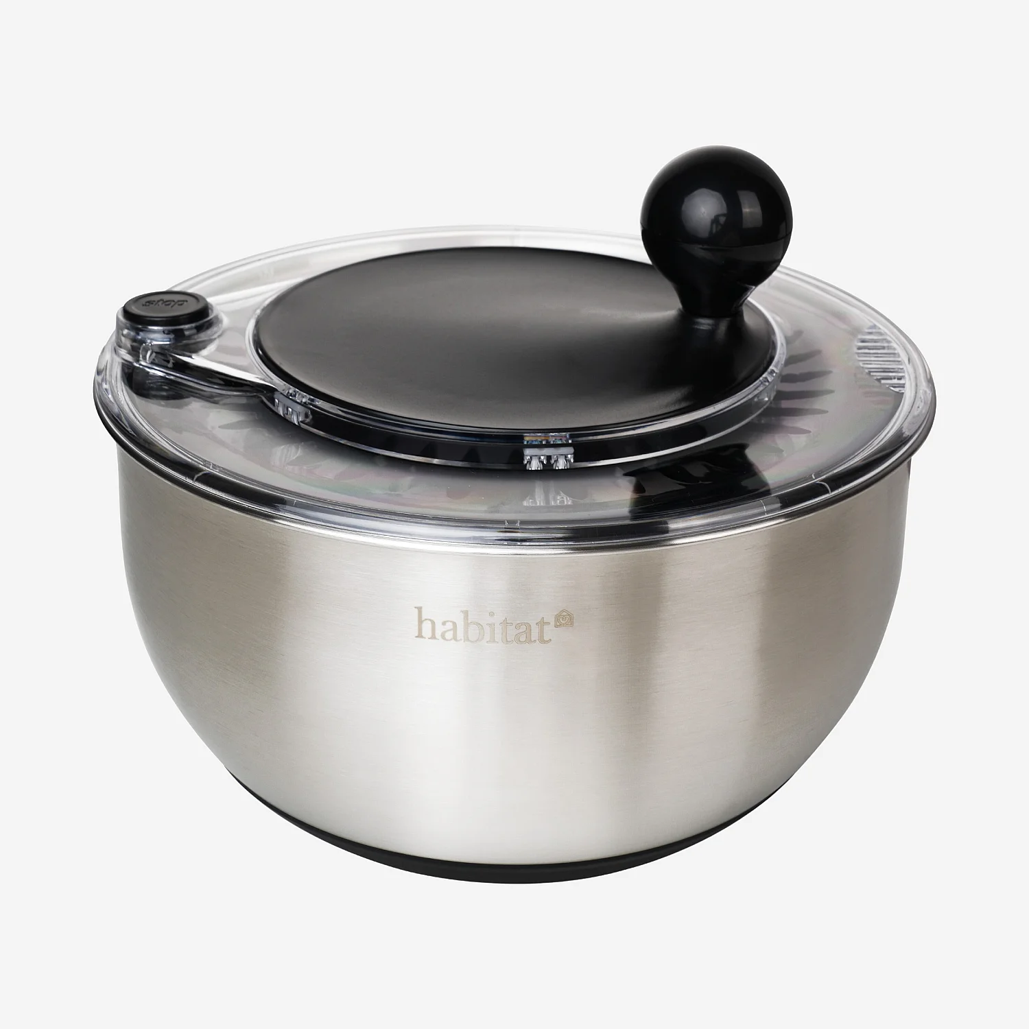 Essoreuse à salade 2 en 1 en inox - 24,5 cm - 6