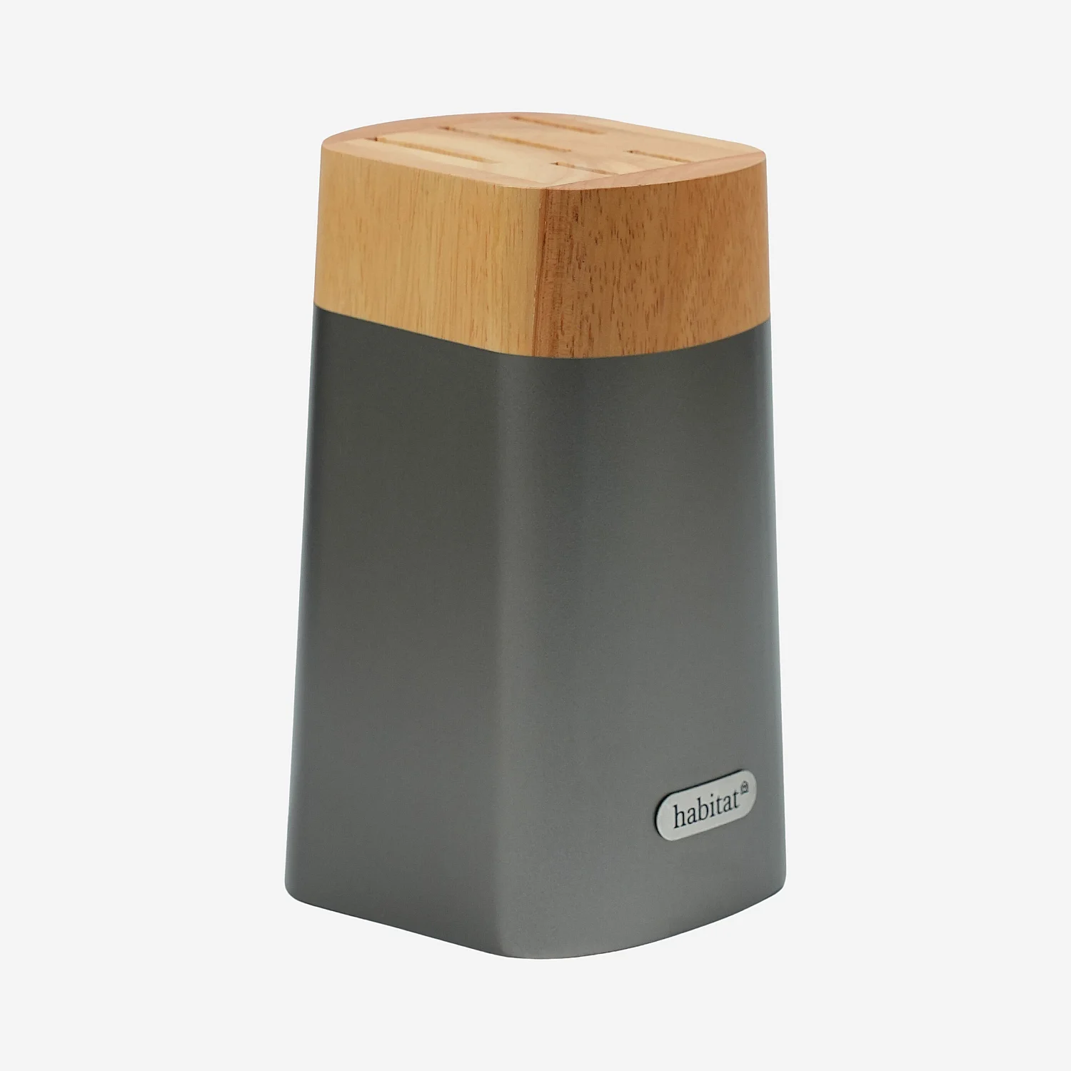 Bloc de 5 couteaux en acier inoxydable - Gris - 12