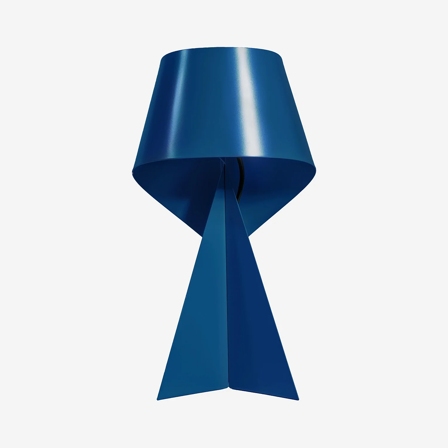 Edición limitada - Lámpara de mesa de metal - Azul pacífico - 50 cm - Design by Claire Norcross - 2