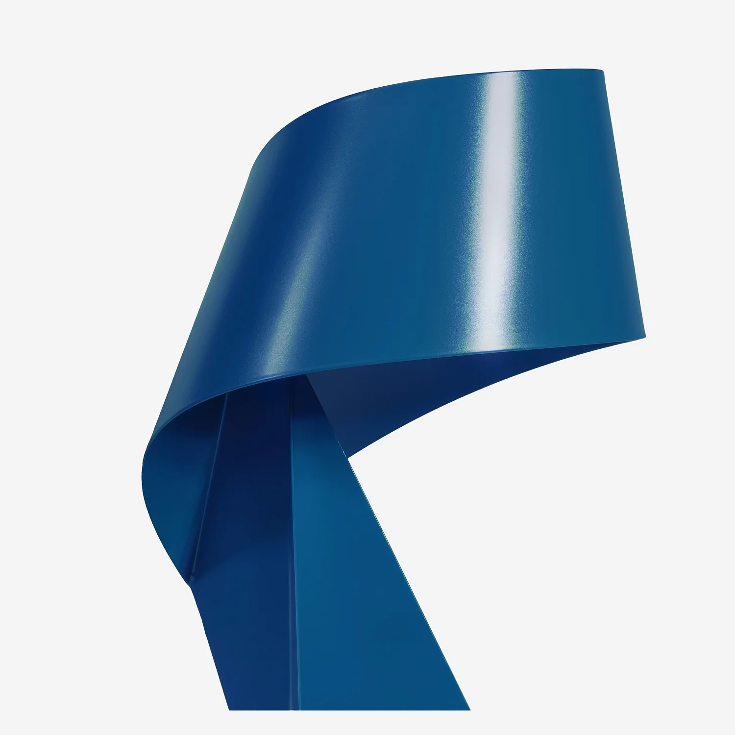 Edición limitada - Lámpara de mesa de metal - Azul pacífico - 50 cm - Design by Claire Norcross - 3