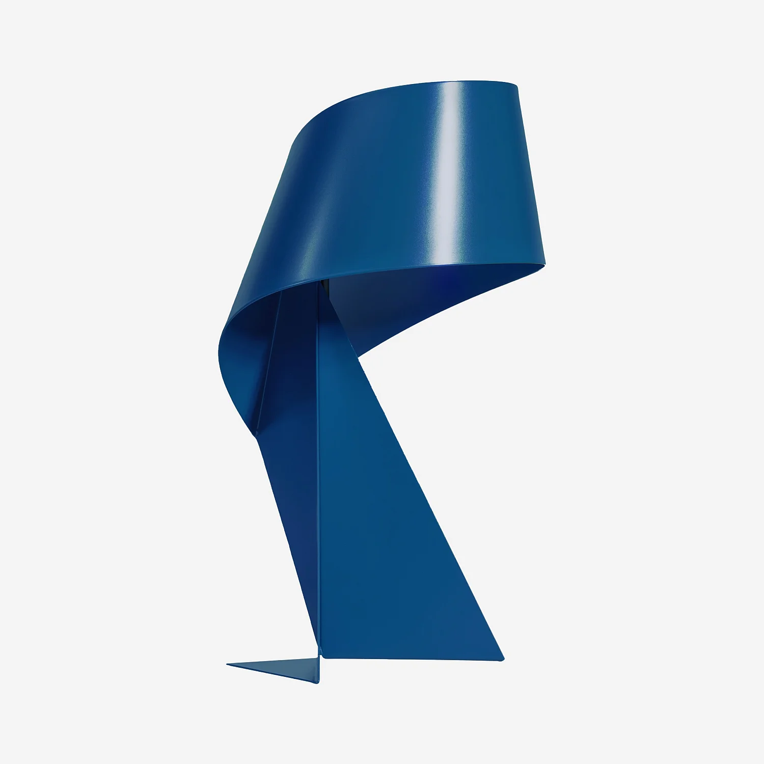 Edición limitada - Lámpara de mesa de metal - Azul pacífico - 50 cm - Design by Claire Norcross - 5