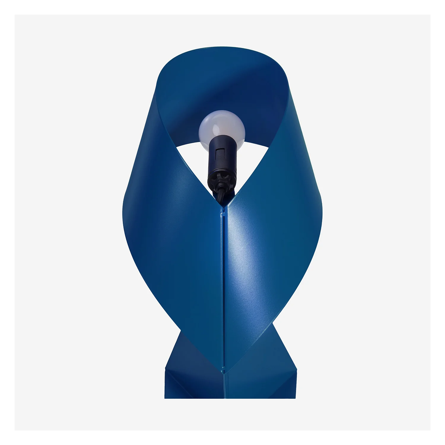 Edizione limitata - Lampada da tavolo in metallo - Blu Pacifico - 50 cm - Design by Claire Norcross - 9