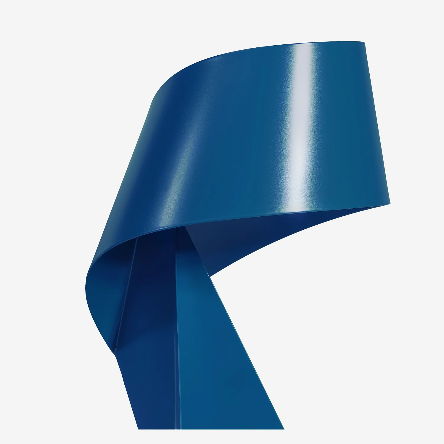 Edizione limitata - Lampada da tavolo in metallo - Blu Pacifico - 50 cm - Design by Claire Norcross - 4