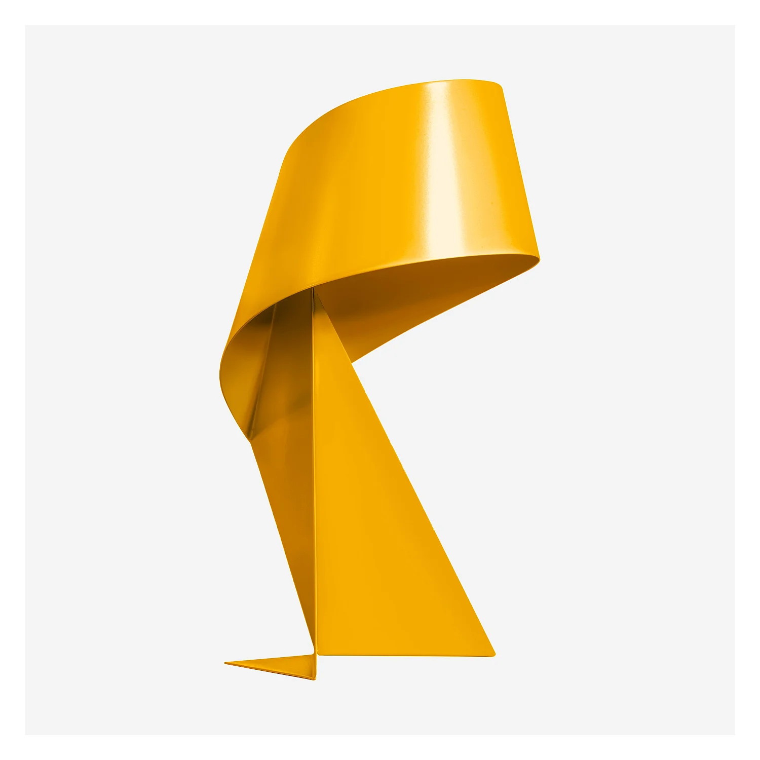 Edizione limitata - Lampada da tavolo in metallo - Giallo Sole - 50 cm - Design by Claire Norcross - 5