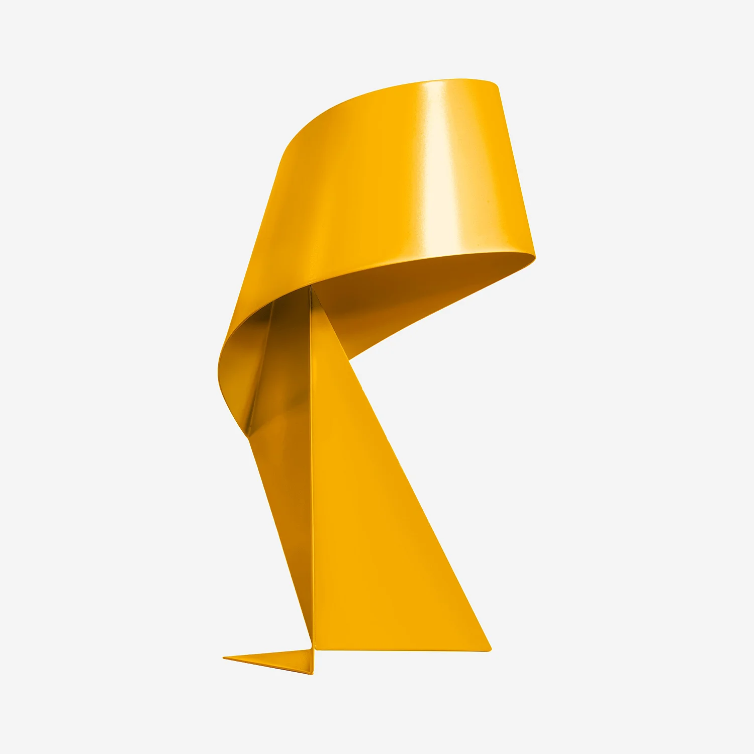 Edizione limitata - Lampada da tavolo in metallo - Giallo Sole - 50 cm - Design by Claire Norcross - 5