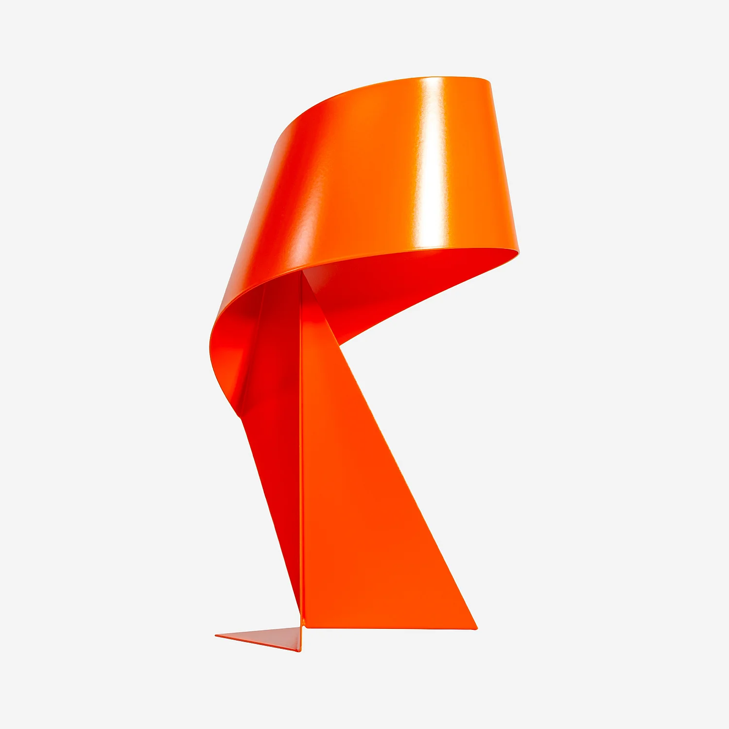 Edición limitada - Lámpara de mesa de metal - Naranja Mandarina - 50 cm - Design by Claire Norcross - 5