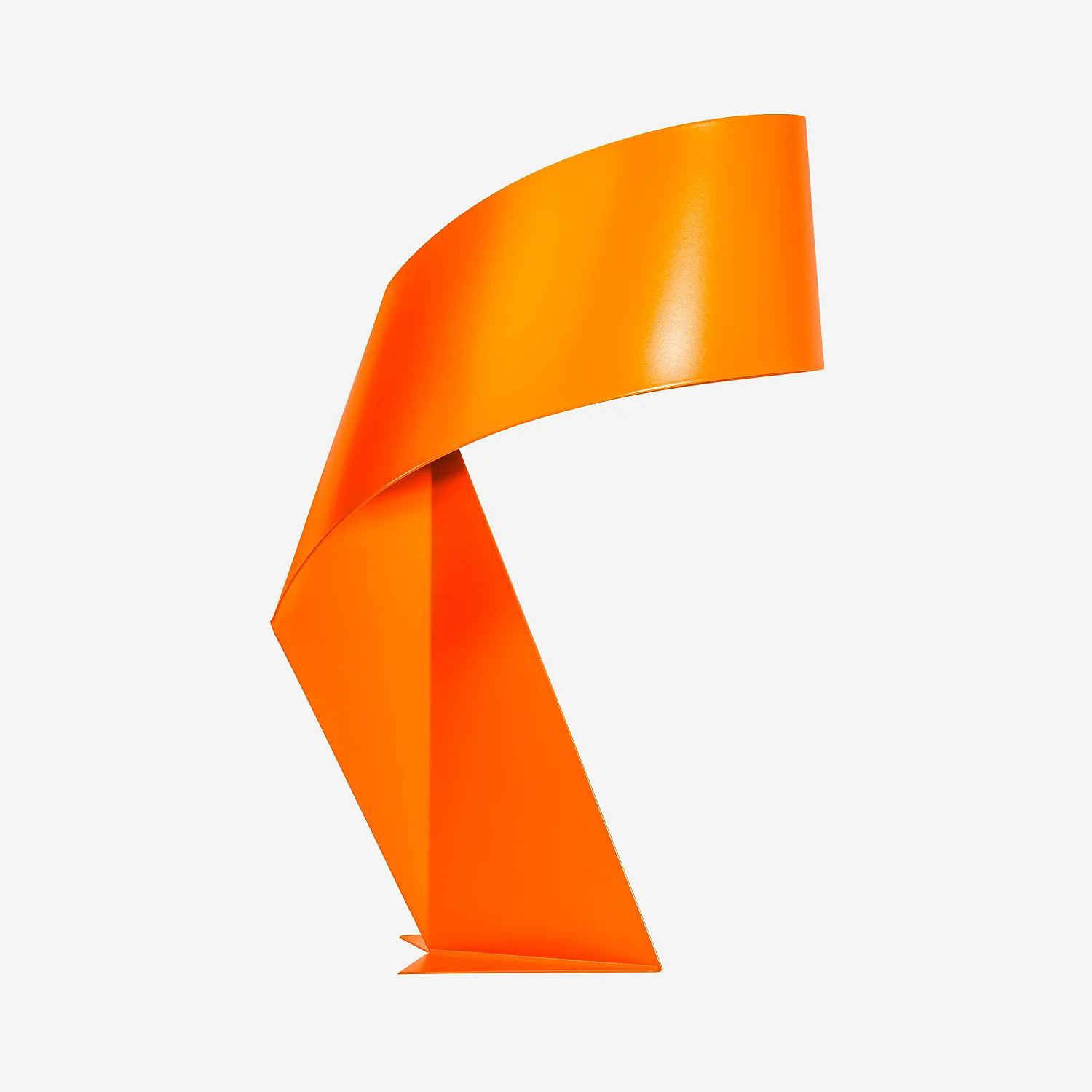 Edizione limitata - Lampada da tavolo in metallo - Arancione Mandarino - 50 cm - Design by Claire Norcross - 10