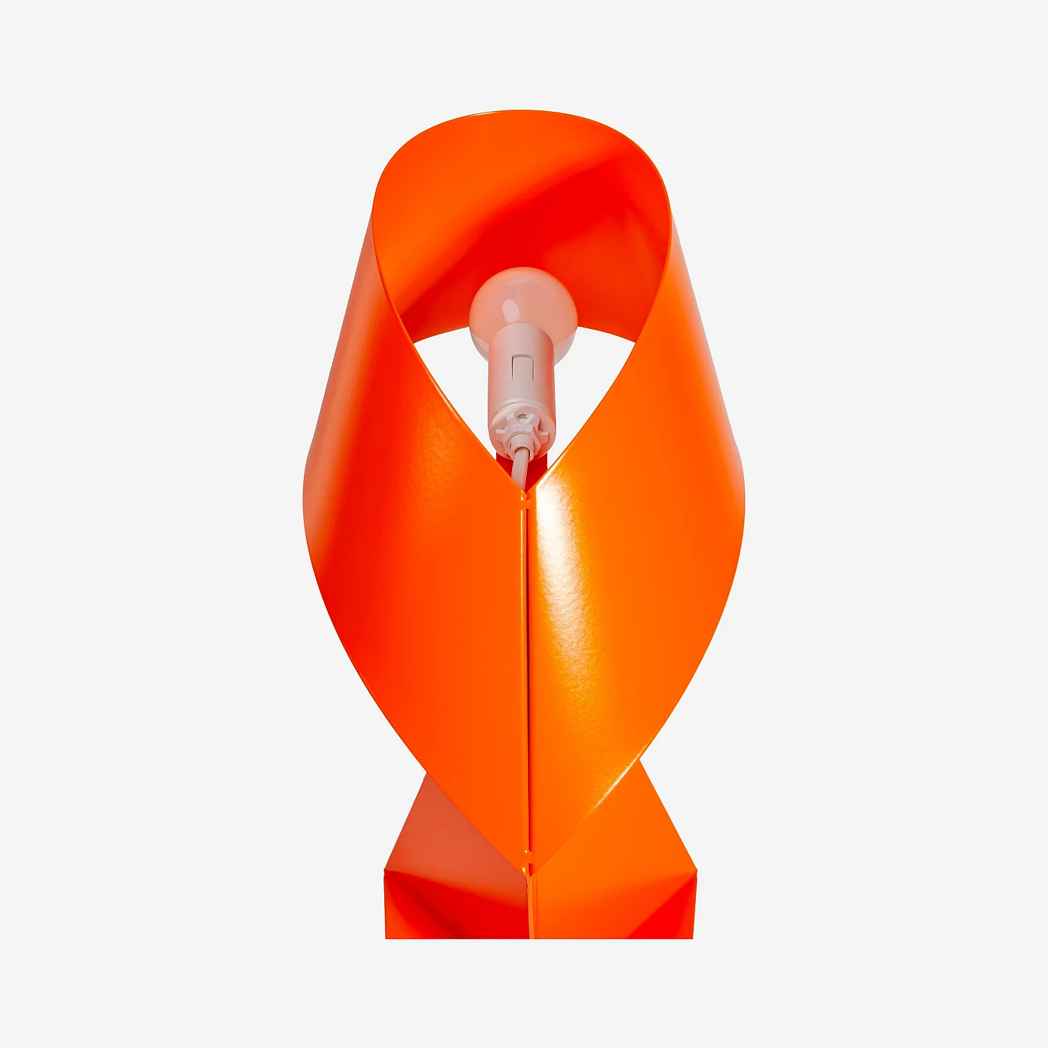 Edizione limitata - Lampada da tavolo in metallo - Arancione Mandarino - 50 cm - Design by Claire Norcross - 9