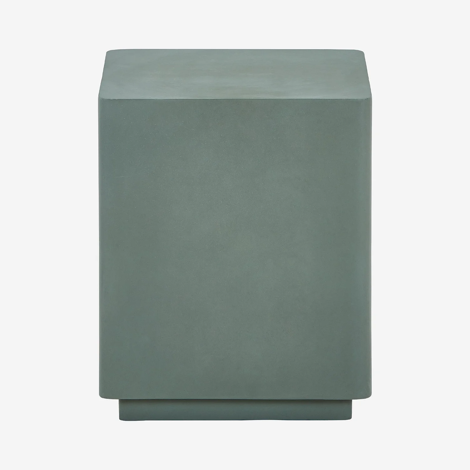 Table d'appoint de jardin en fibre de ciment - Vert eucalyptus - 2