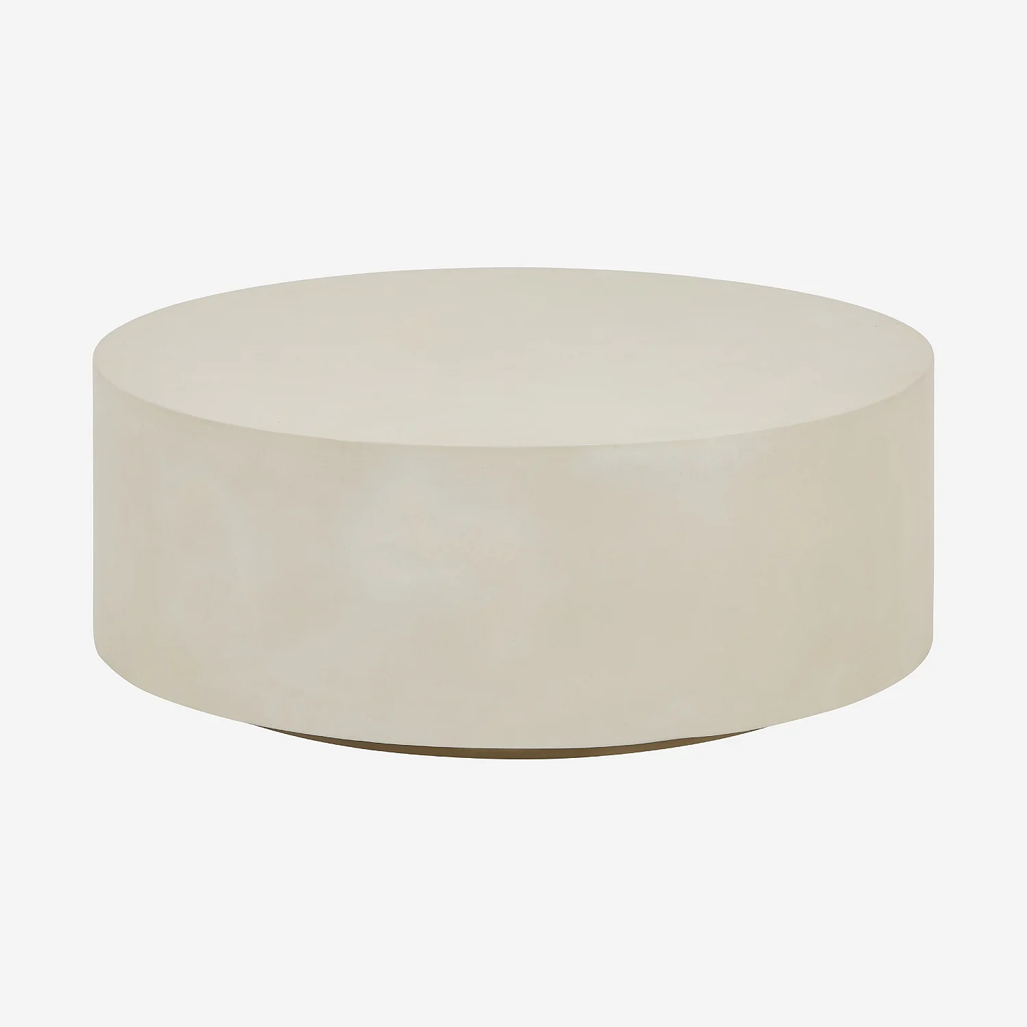 Table basse de jardin en fibre de ciment - Beige sable - 2