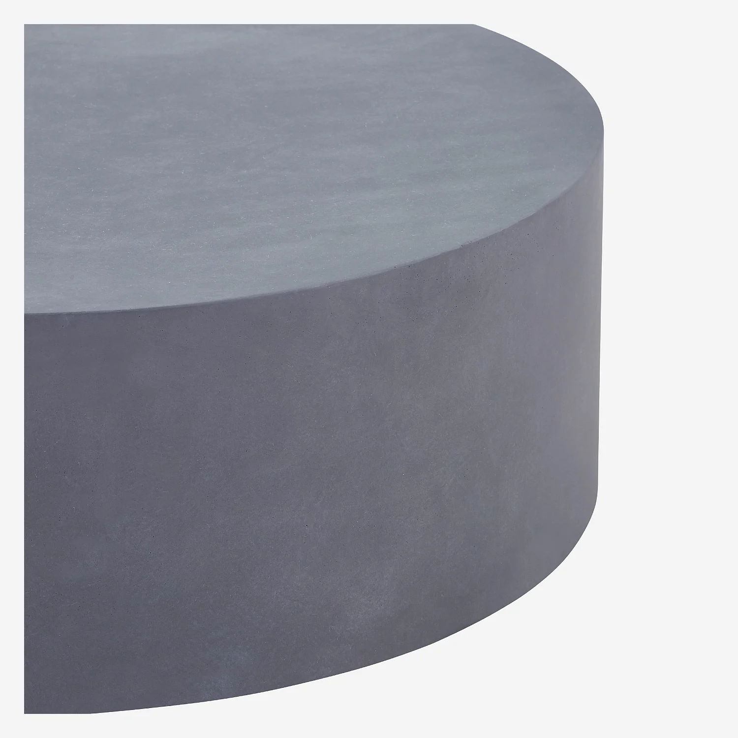 Table basse de jardin en fibre de ciment - Gris ardoise - 3