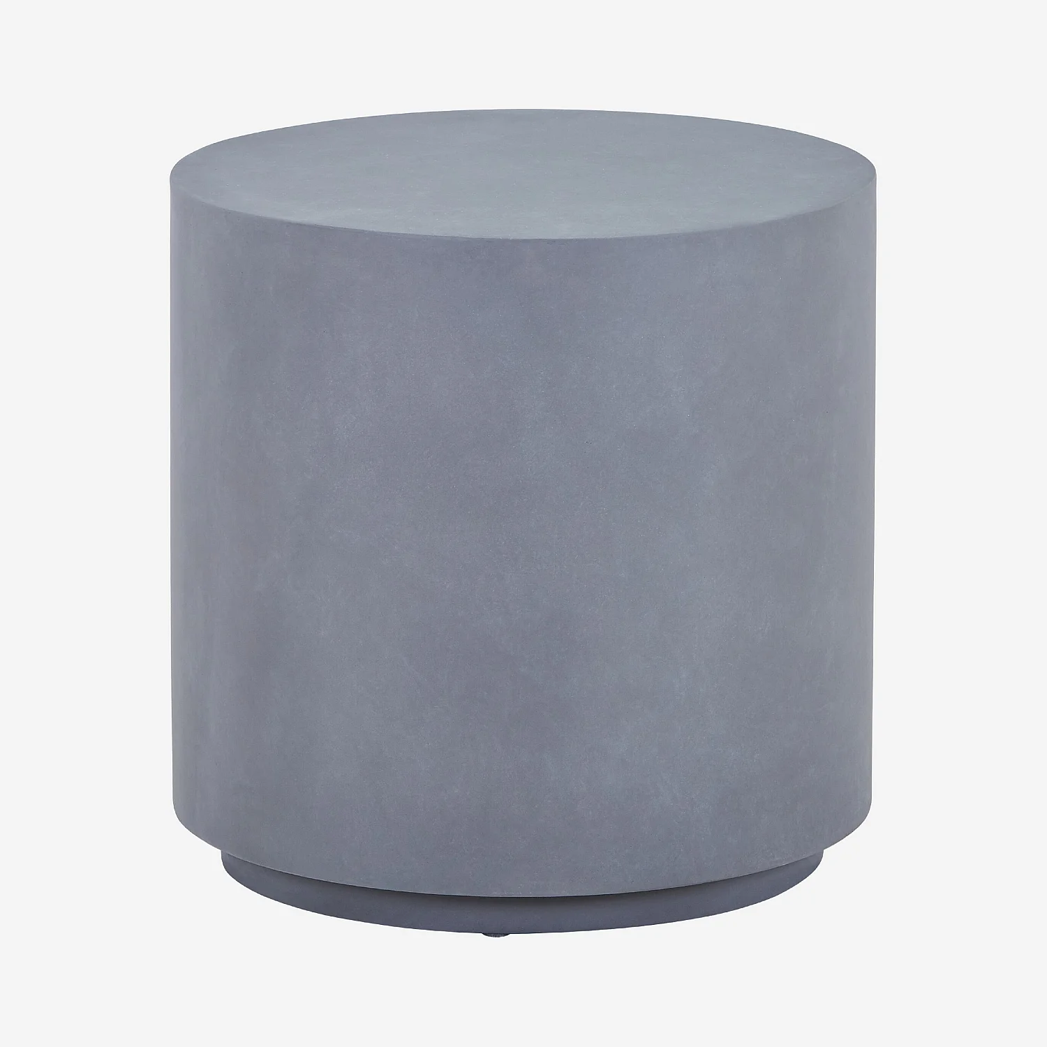 Table d'appoint de jardin en fibre de ciment - Gris ardoise - 2