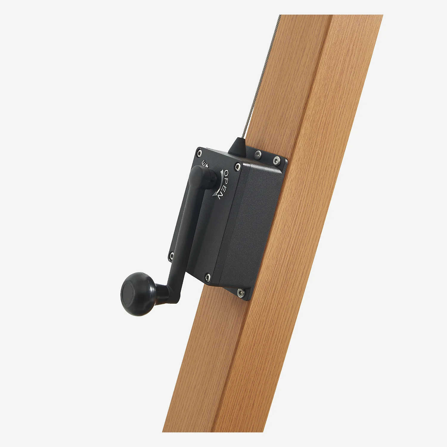 Parasol excéntrico de tejido y metal de 3 x 3 m - Crudo y natural - 5