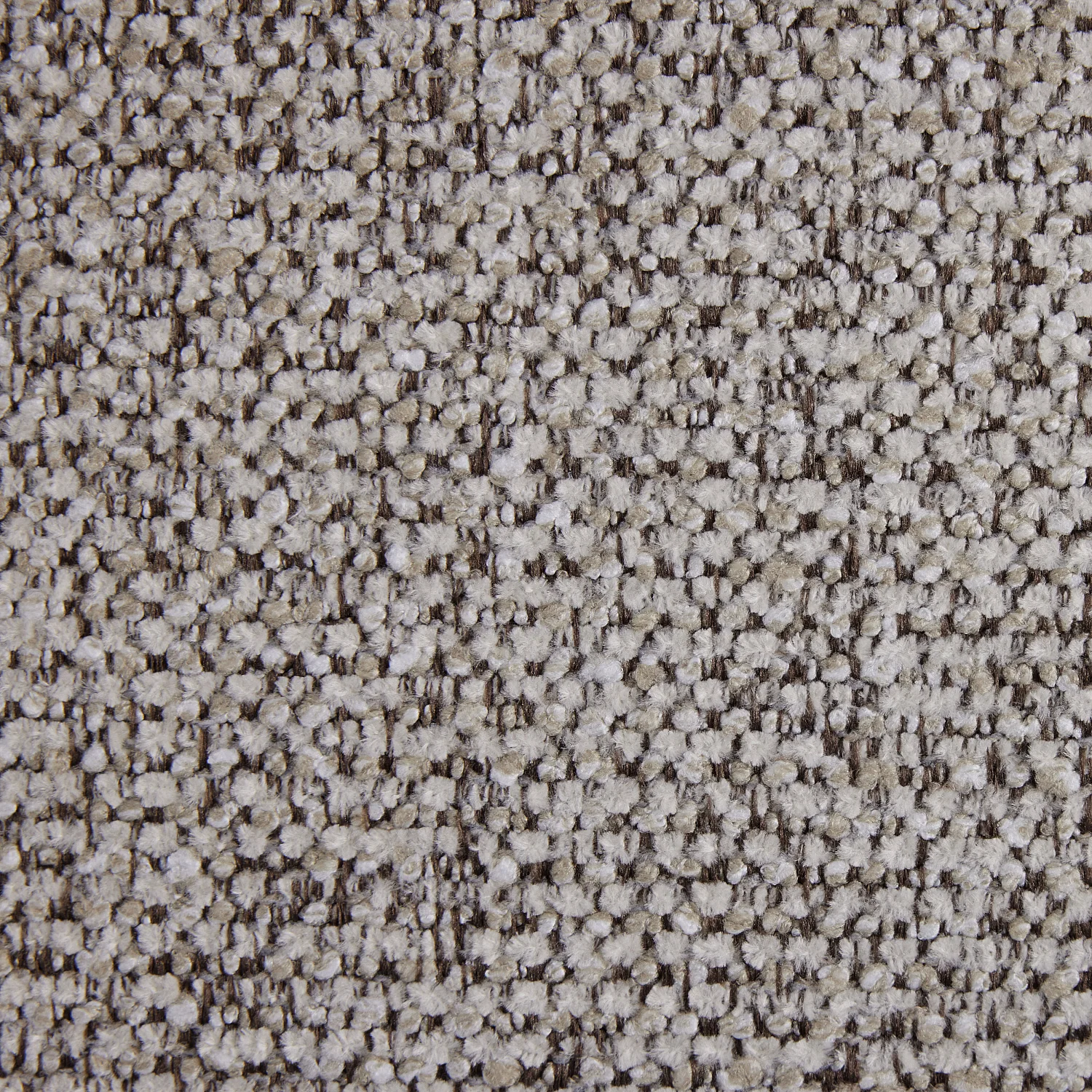 Canapé 3 places en tissu chenille et pieds en bois - Taupe mélangé - Design by Morten Georgsen - 4