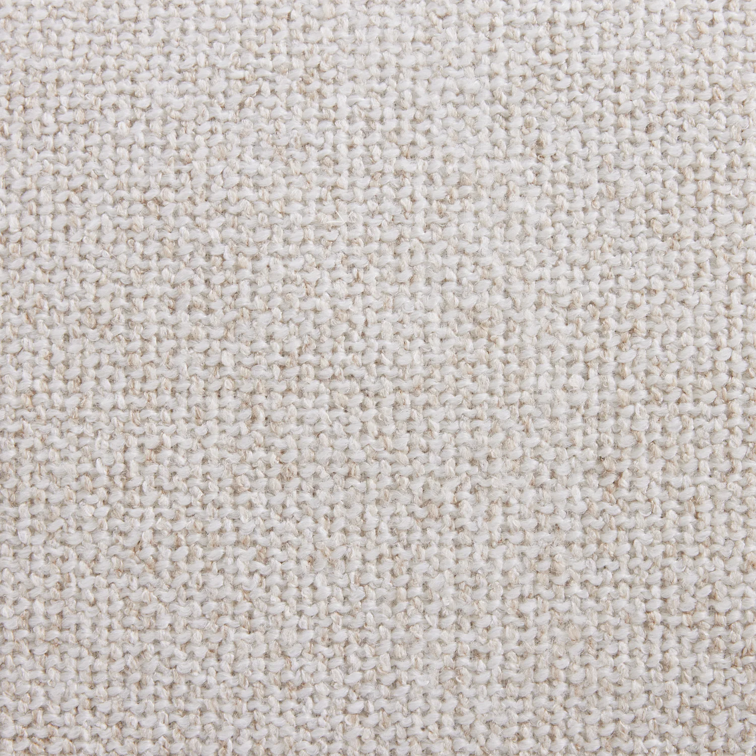 Canapé 3 places en tissu chenille et pieds en bois - Beige mélangé - 4