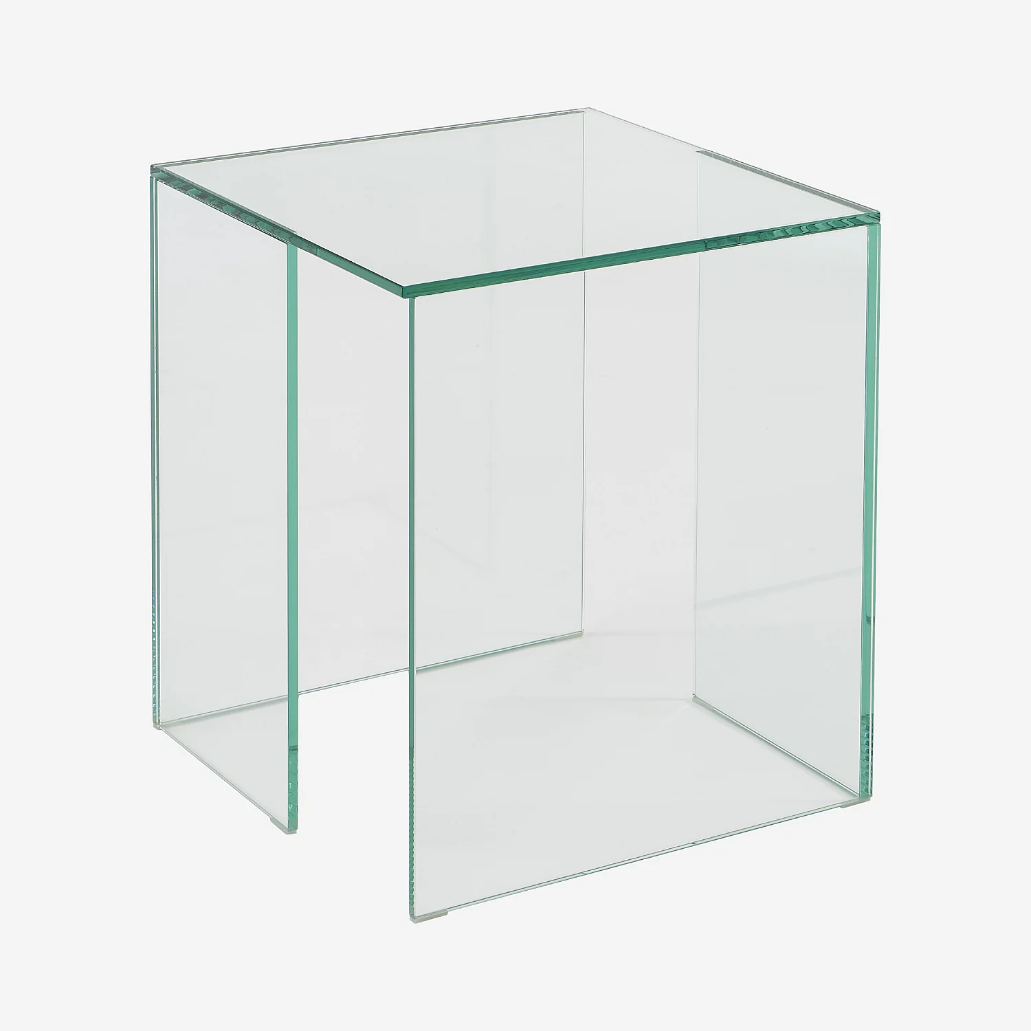 Bijzettafel van gehard glas - Transparant - Design by Céline Mognon Fichet - 1