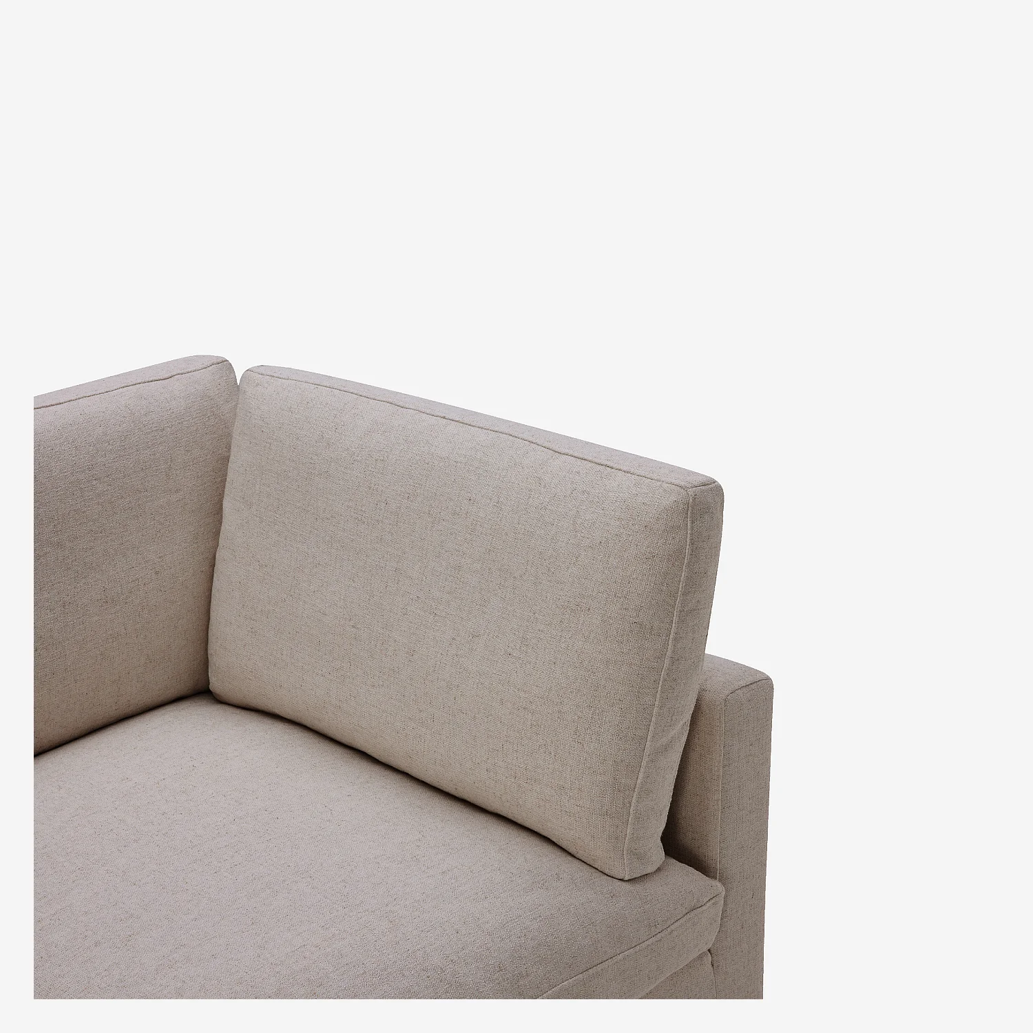 Elément d'angle en tissu - Taupe - 2