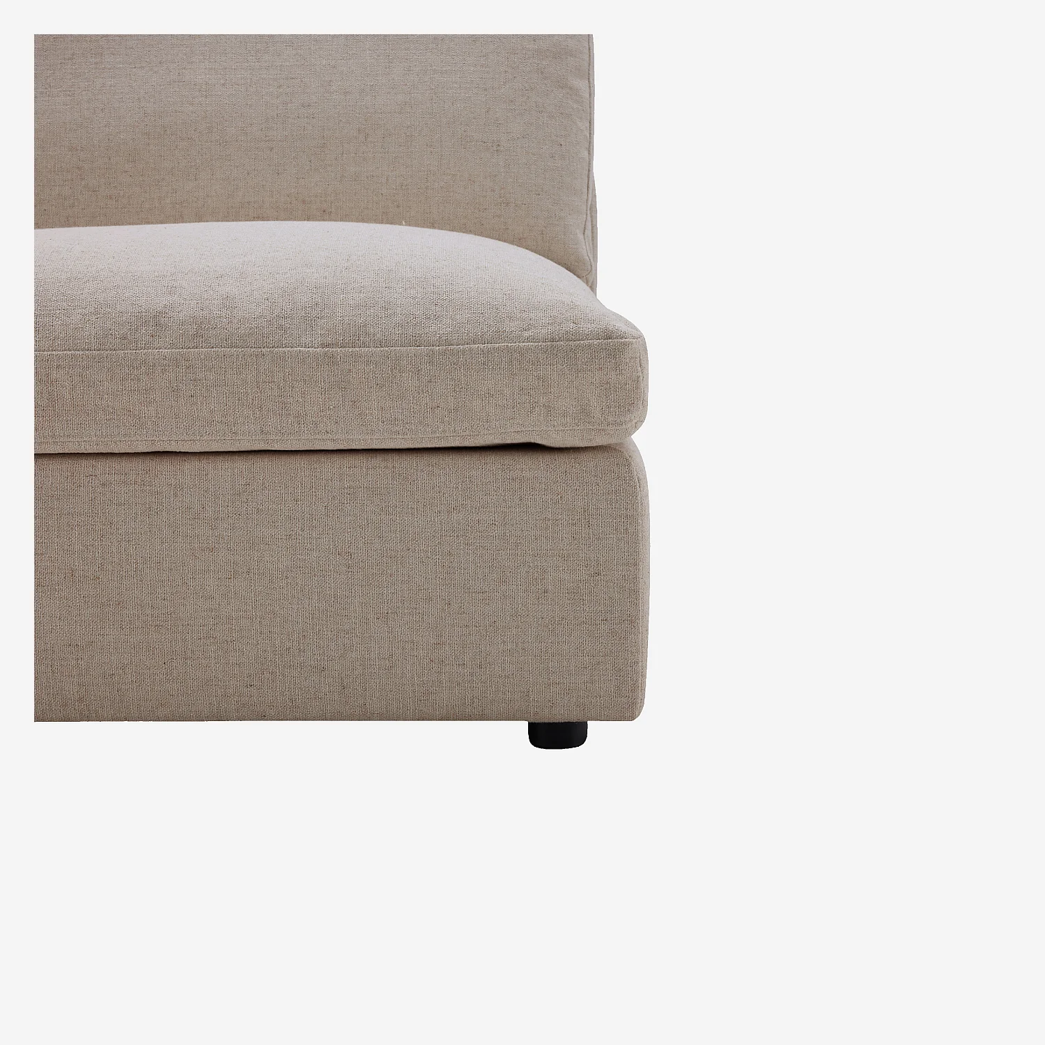 Chauffeuse en tissu - Taupe - 2