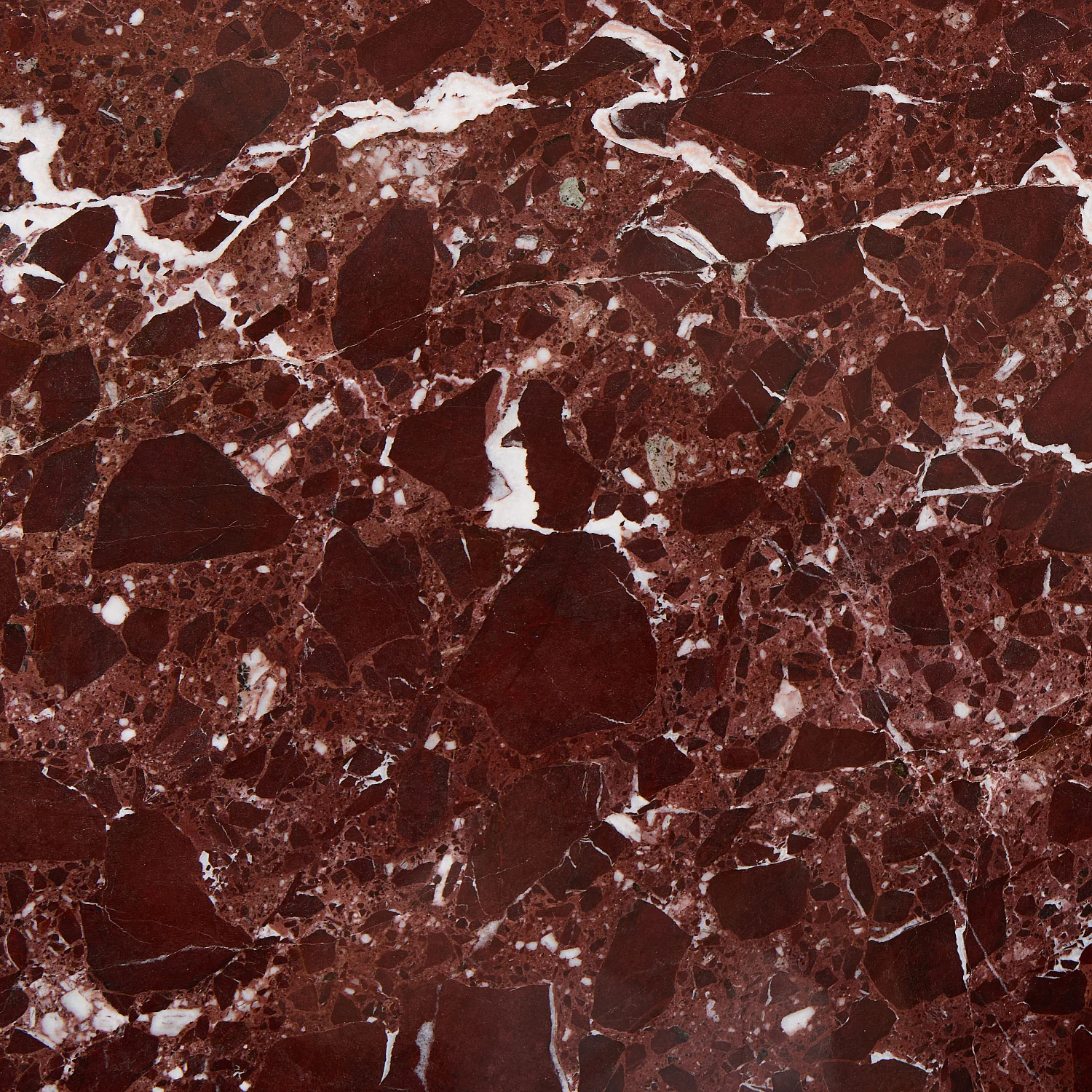 Table basse organique finition noyer et marbre - Burgundy - 4
