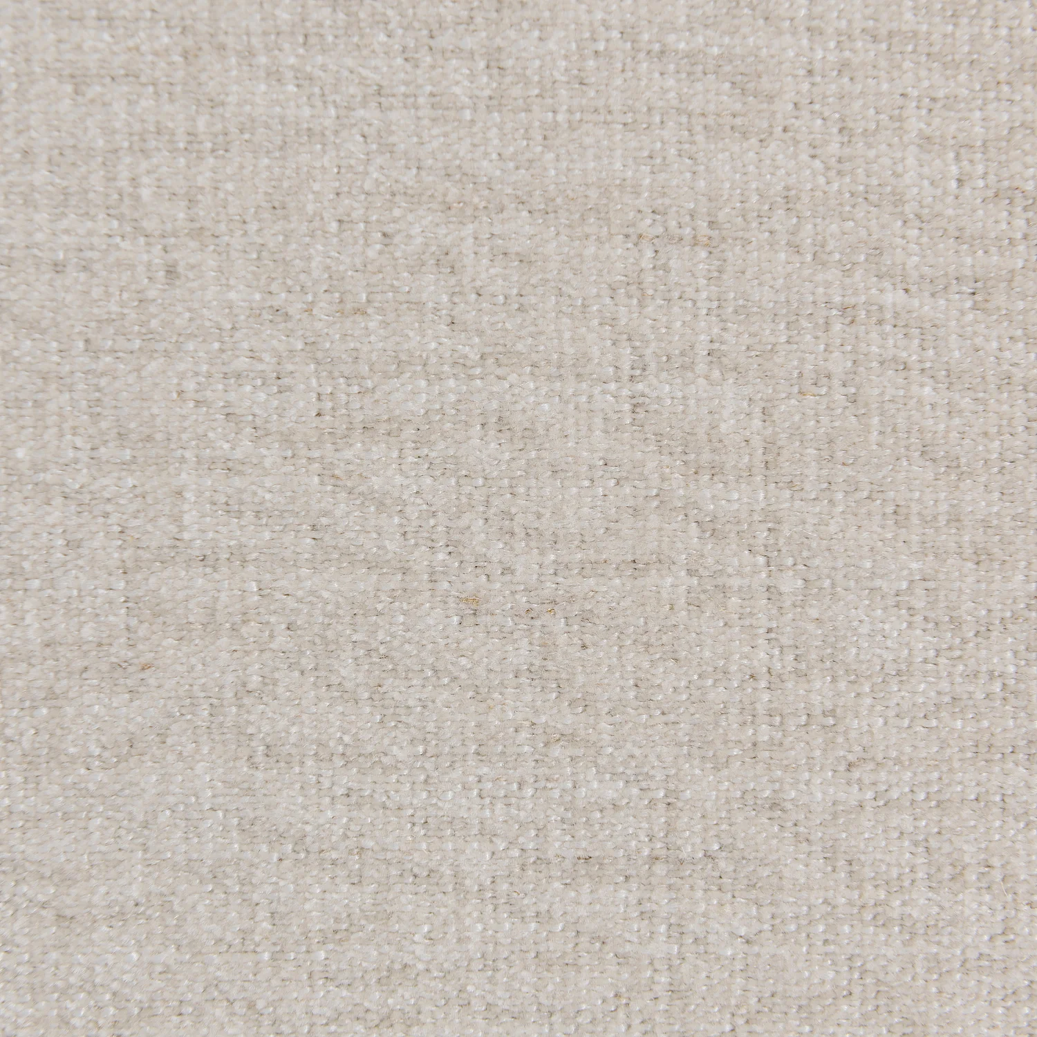 Canapé 3 places capitonné en tissu garni de plumes - Crème - 5