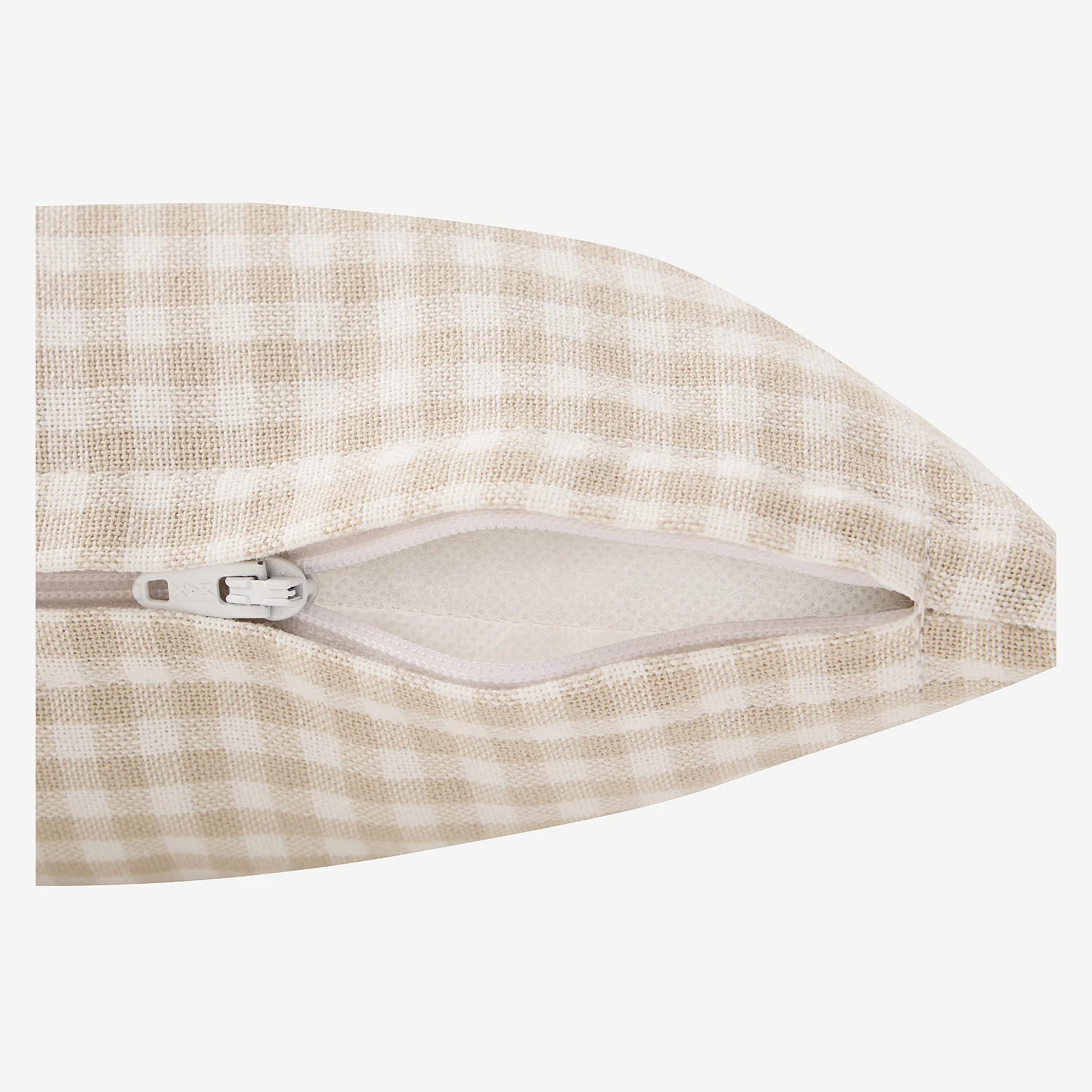 Coussin en coton - 45 x 45 cm - Beige - 4