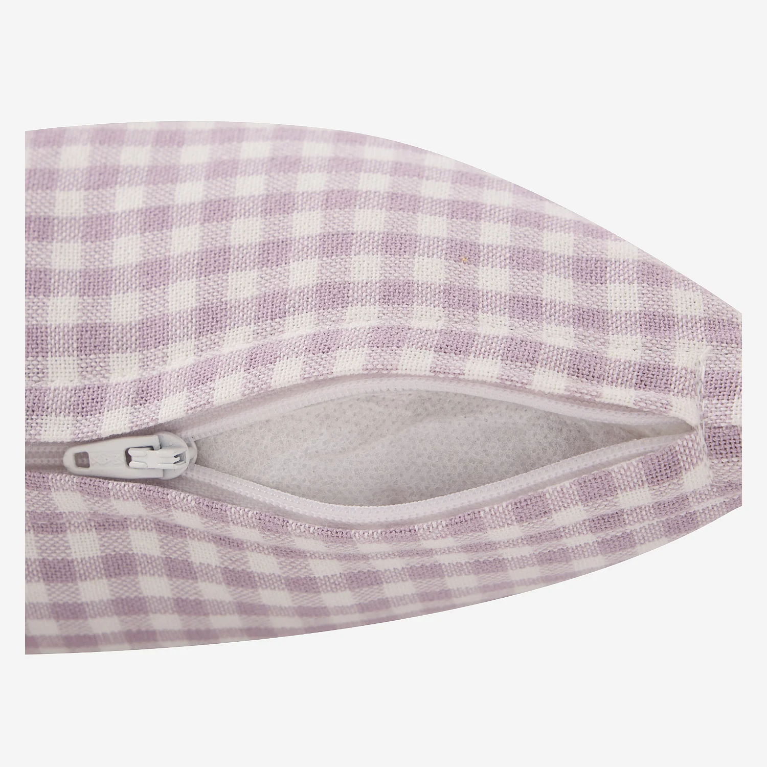 Coussin en coton - 45 x 45 cm - Lilas - 4