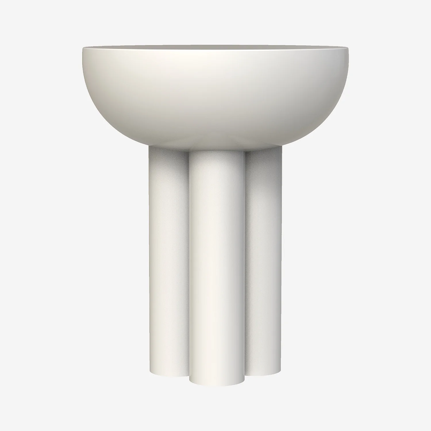 Table d'appoint en métal - Ivoire - 2