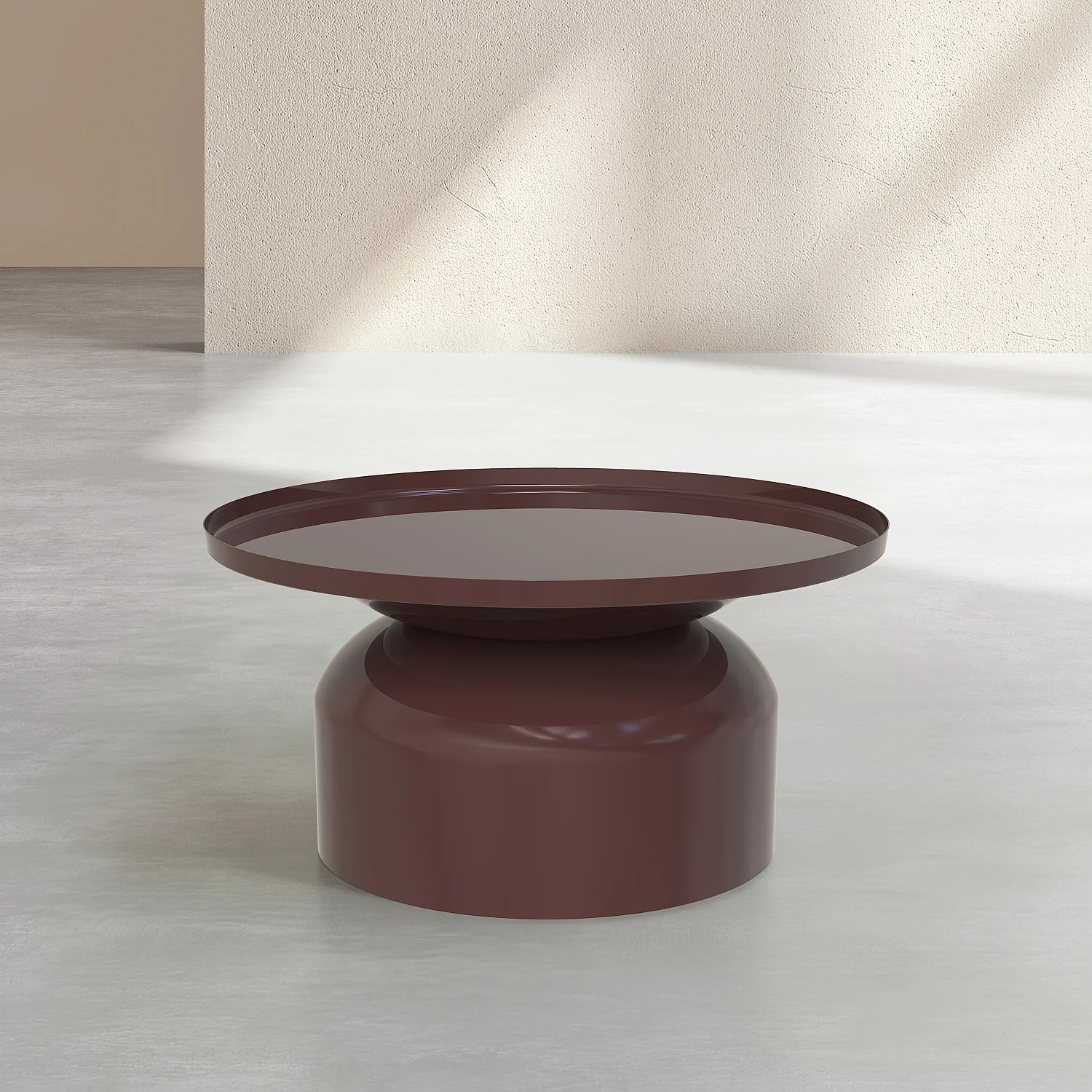 Table basse en métal - Moka émaillé - 3