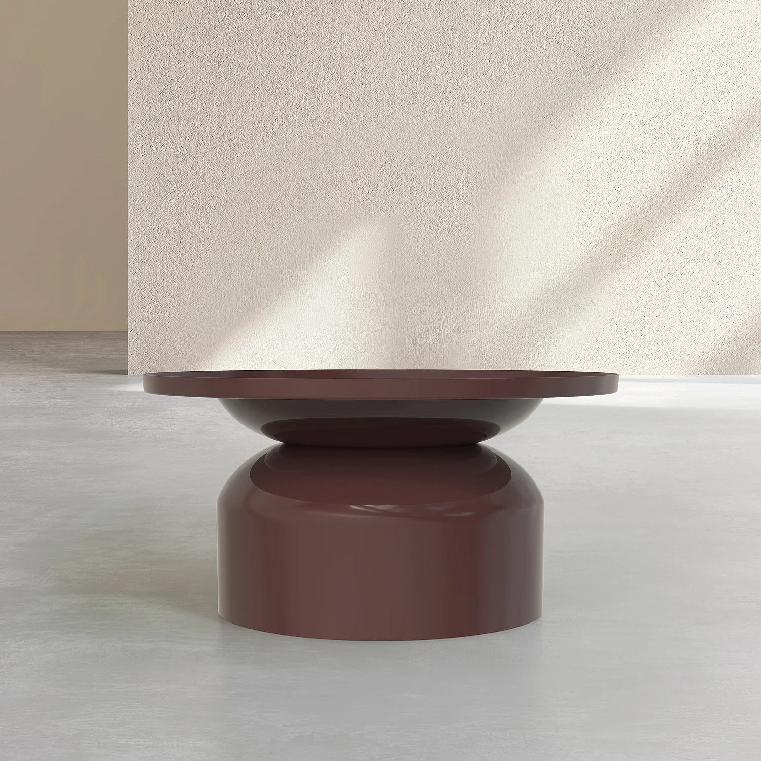 Table basse en métal - Moka émaillé - 2