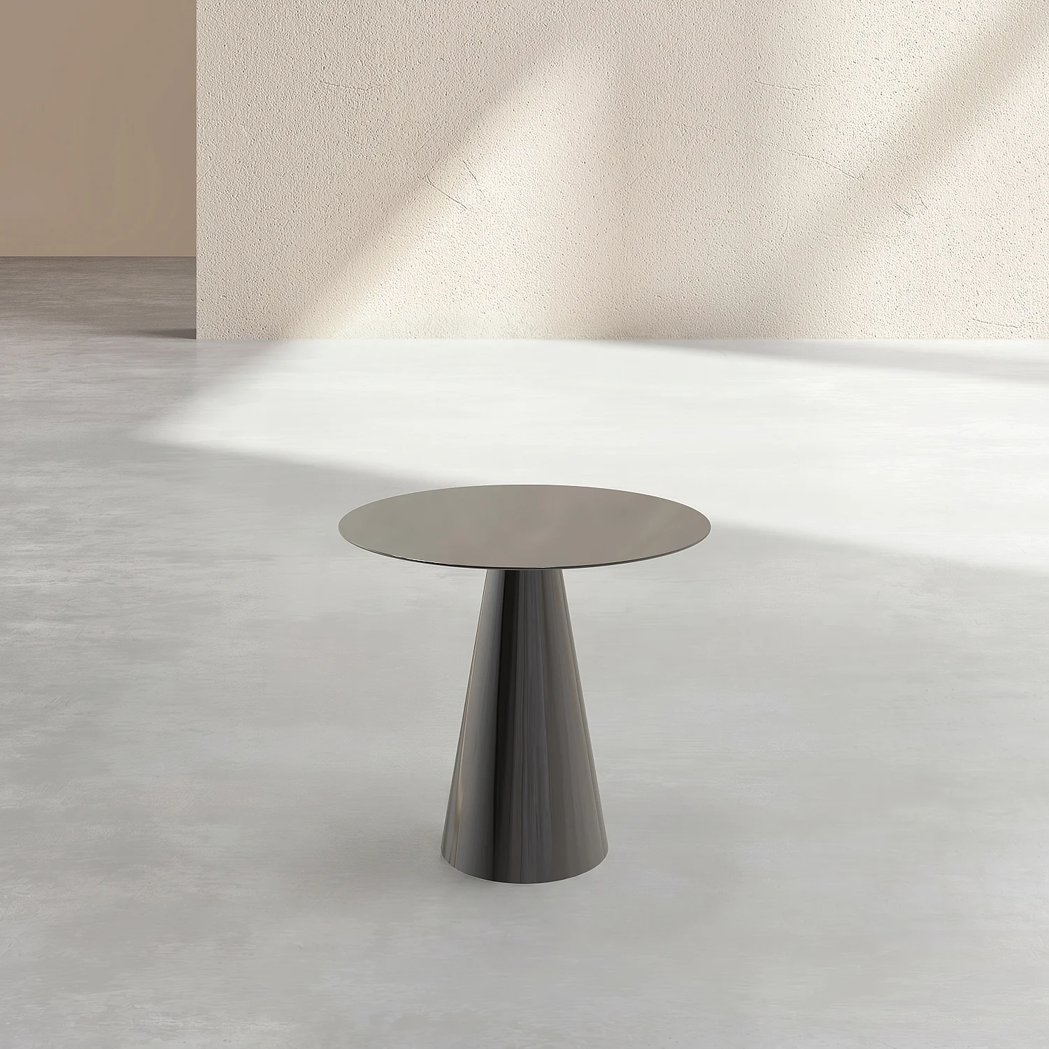 Table d'appoint en métal - Noir - 2