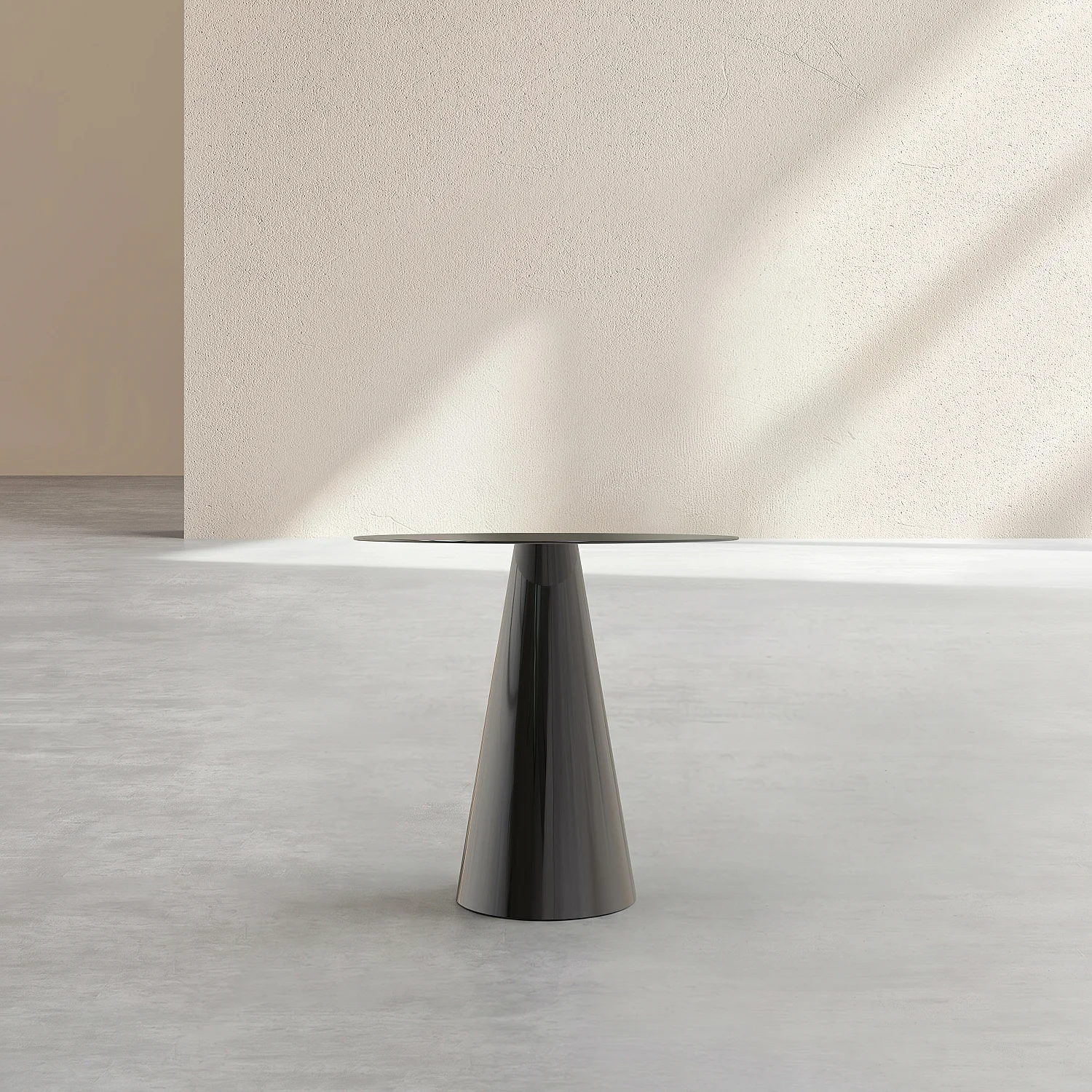 Table d'appoint en métal - Noir - 1