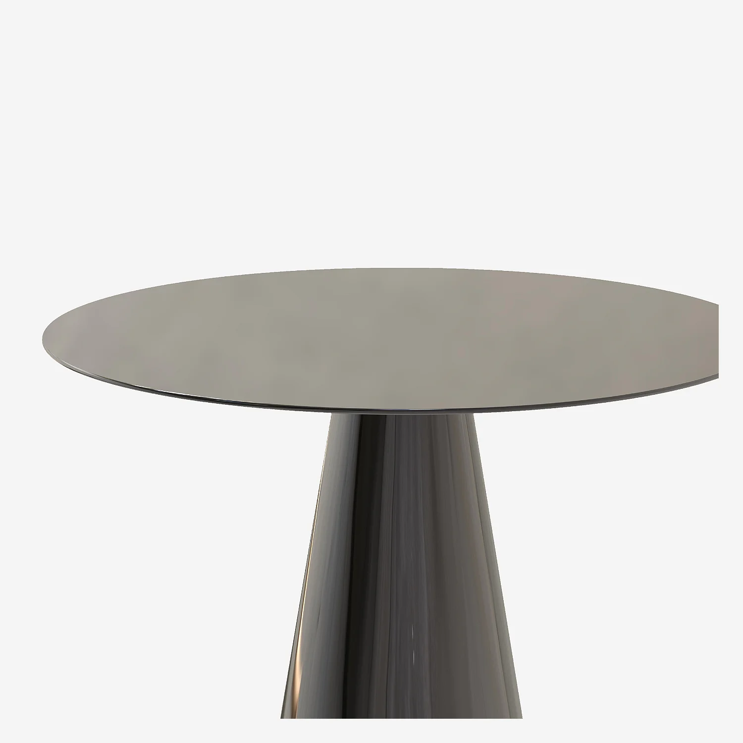 Table d'appoint en métal - Noir - 3