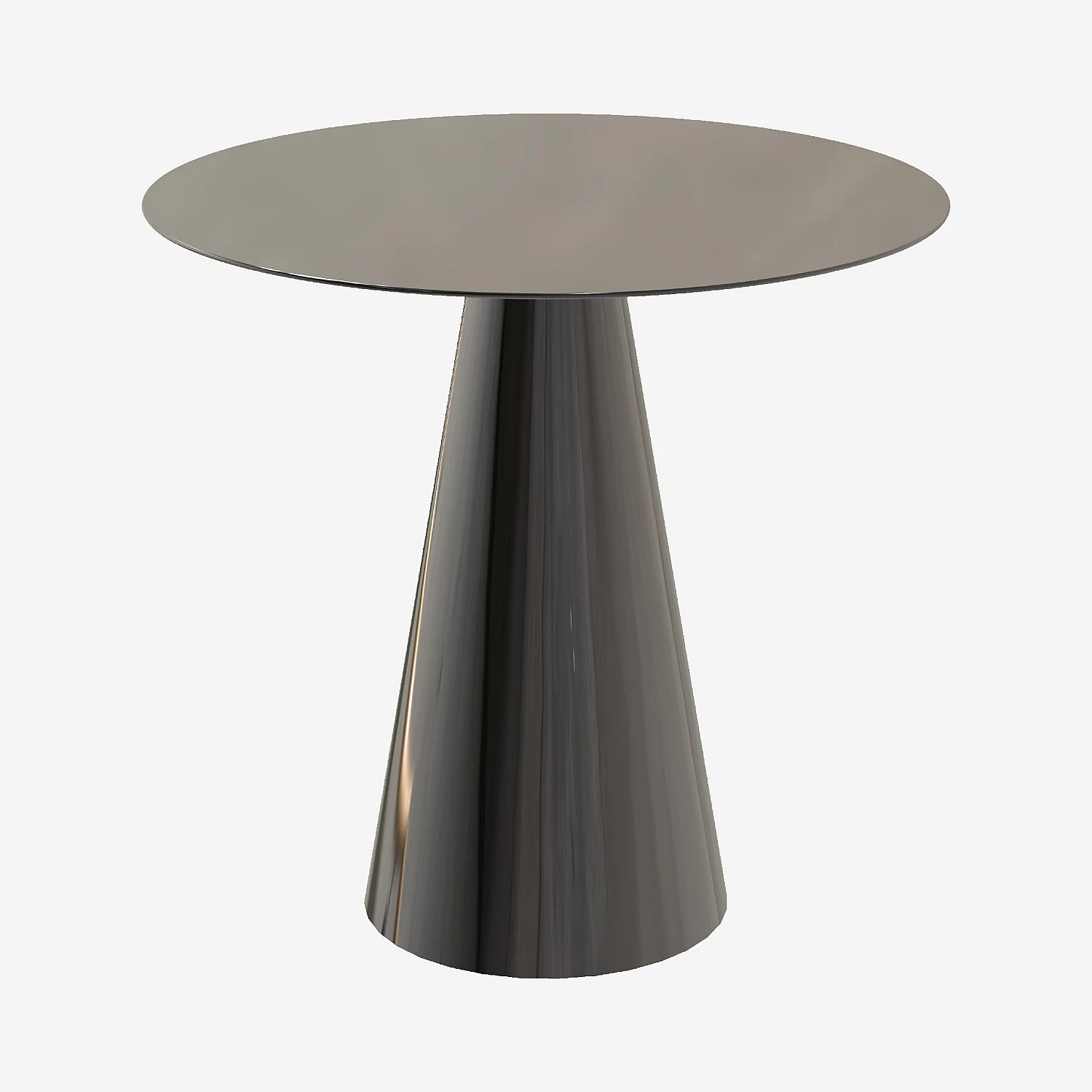 Table d'appoint en métal - Noir - 1