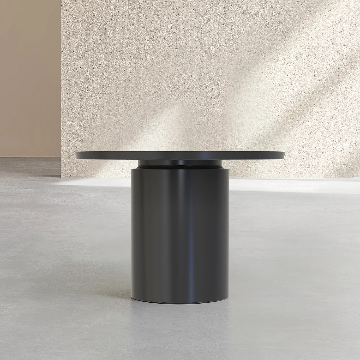 Table basse en métal - Noir mat - 2