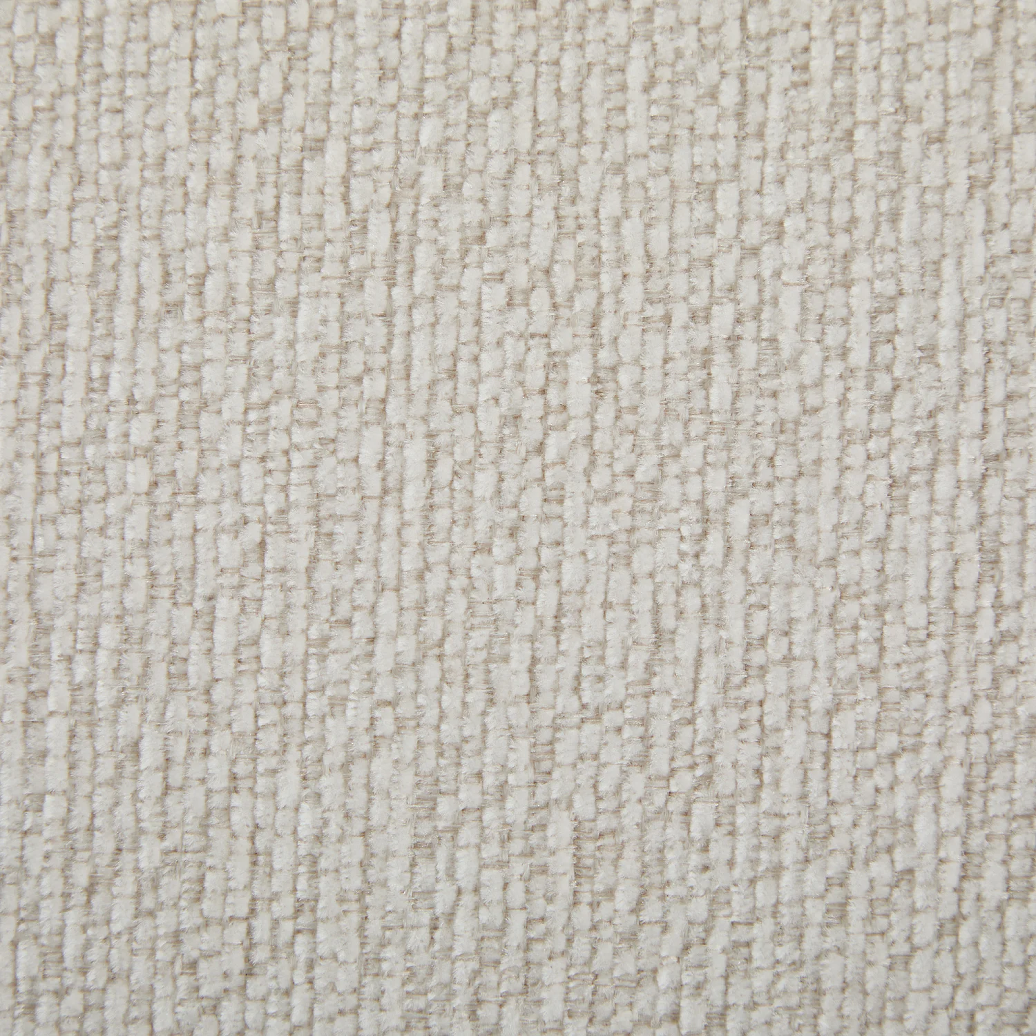 Panca in tessuto e legno - Ecru e noce - 4