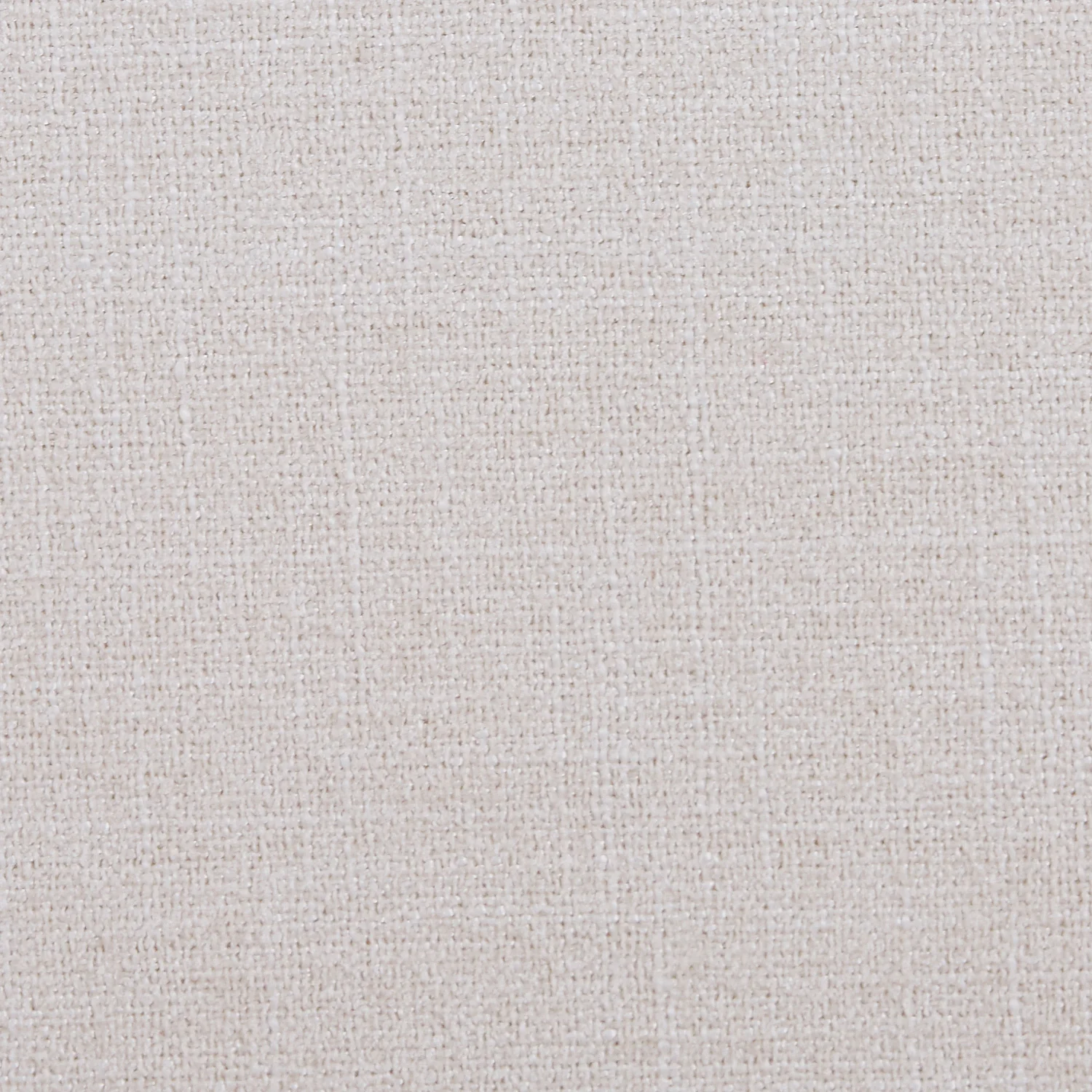 Lot de 2 chaises en tissu texturé et chêne massif - Crème - 2