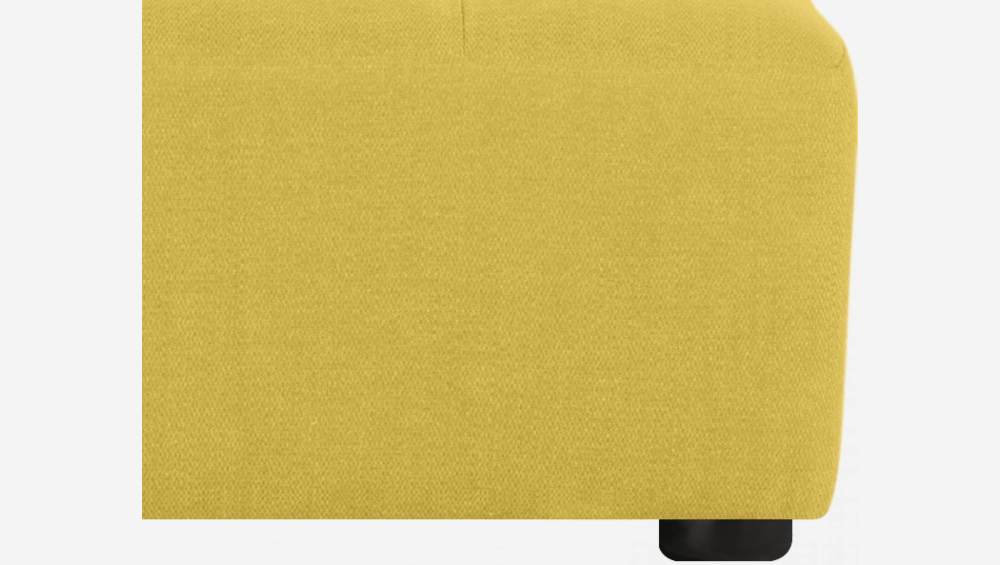 Fabric chaise longue - Mustard yellow