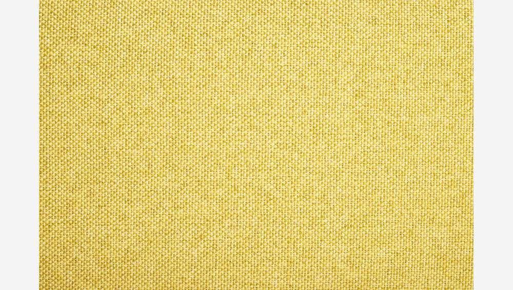 Fabric footstool - Mustard yellow