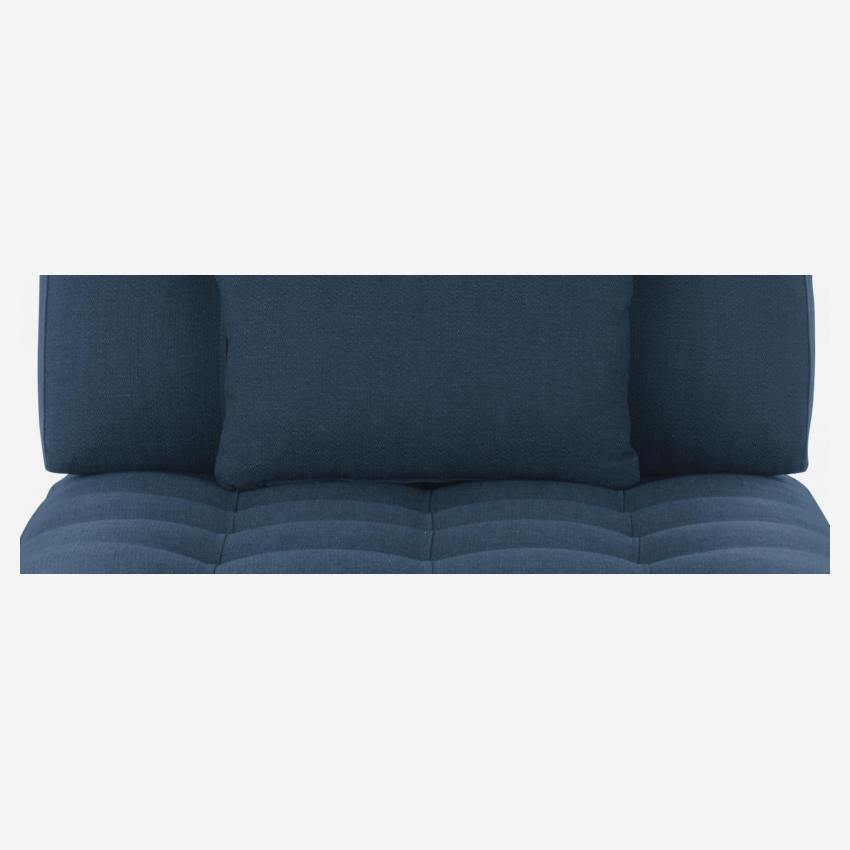 Chaiselongue aus Stoff - Marineblau