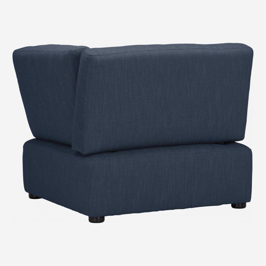 Fabric right angle chair - Navy blue