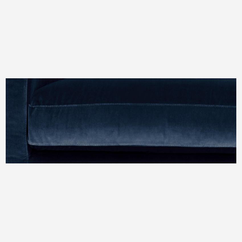 Velvet 3-seater sofa