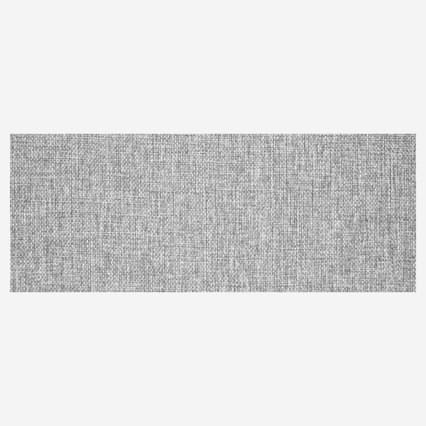 Fabric 3-Seater Sofa - Light grey