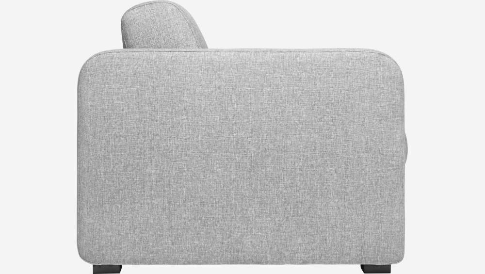 Fabric 2-Seater Sofa - Light grey