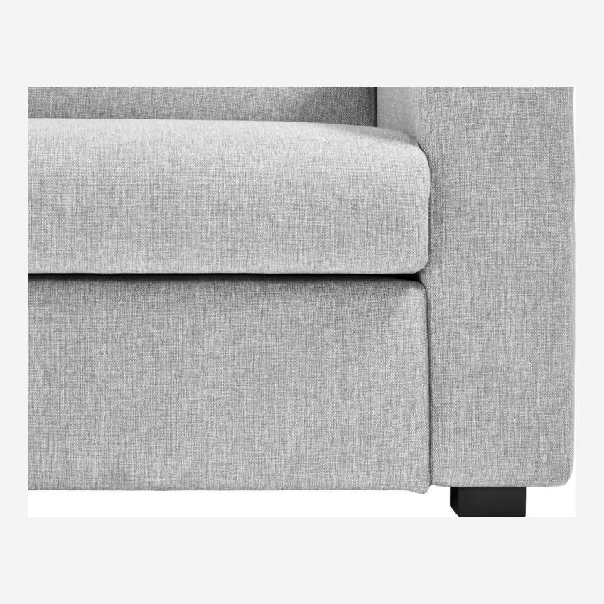 Sofá cama compacto de tela - Gris claro