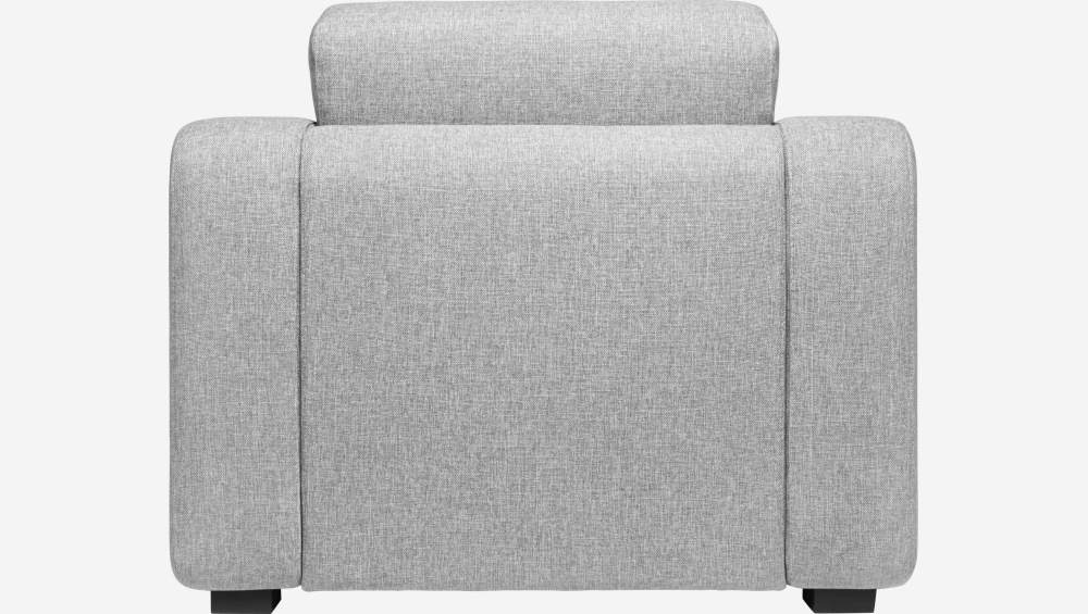 Fabric armchair - Light grey