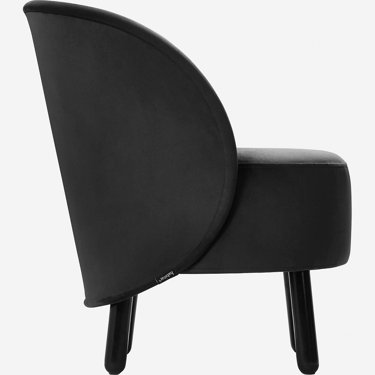 Bold - Velvet Tub Chair - Anthracite Chair - Habitat - Habitat